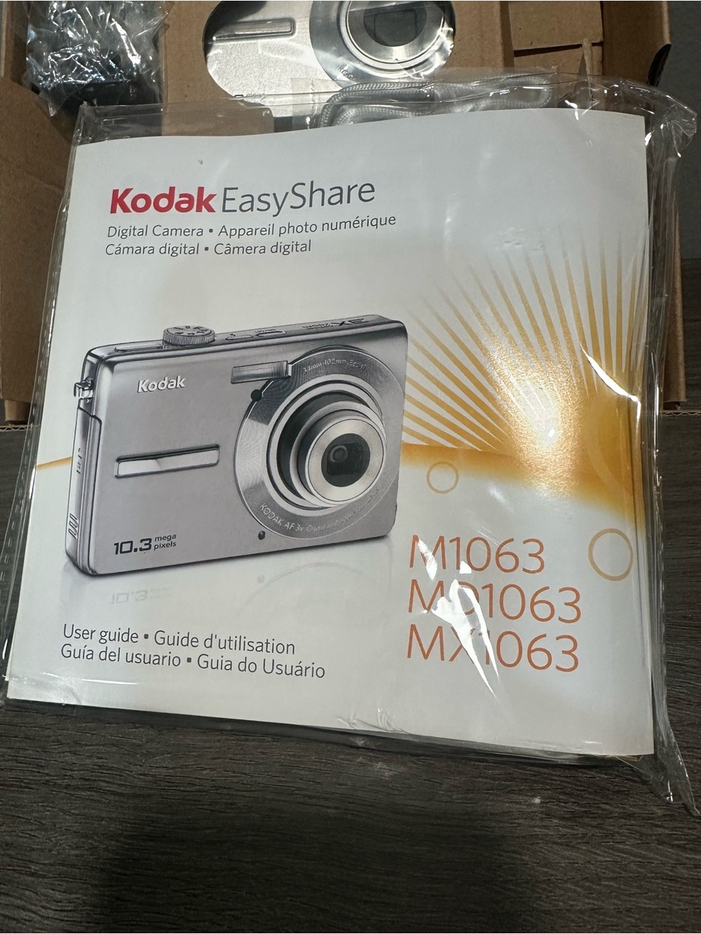 NWOT Kodak EasyShare MX1063 10.3MP Digital Camera Silver Open Box
